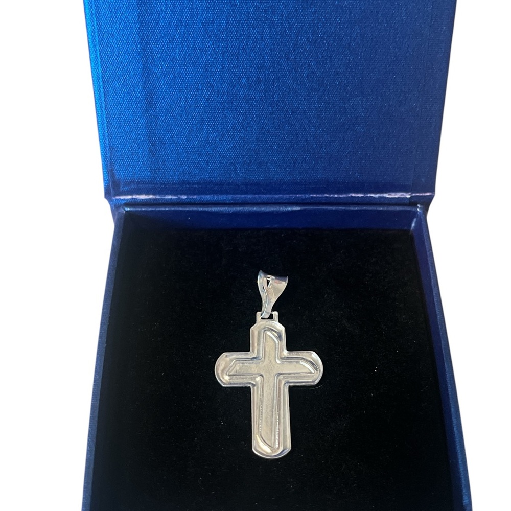 *NWOT* Sterling Silver Italian 925 Cross Pendant
